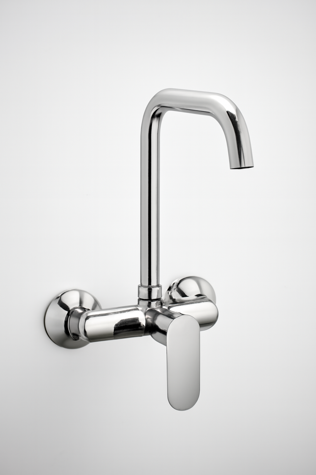 OGN - Single Lever Wall Mounted Sink Mixer With D PIPE