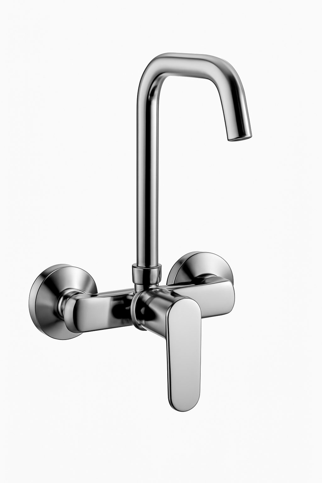 FRN - Single Lever Wall-Mounted Sink Mixer W D PIPE