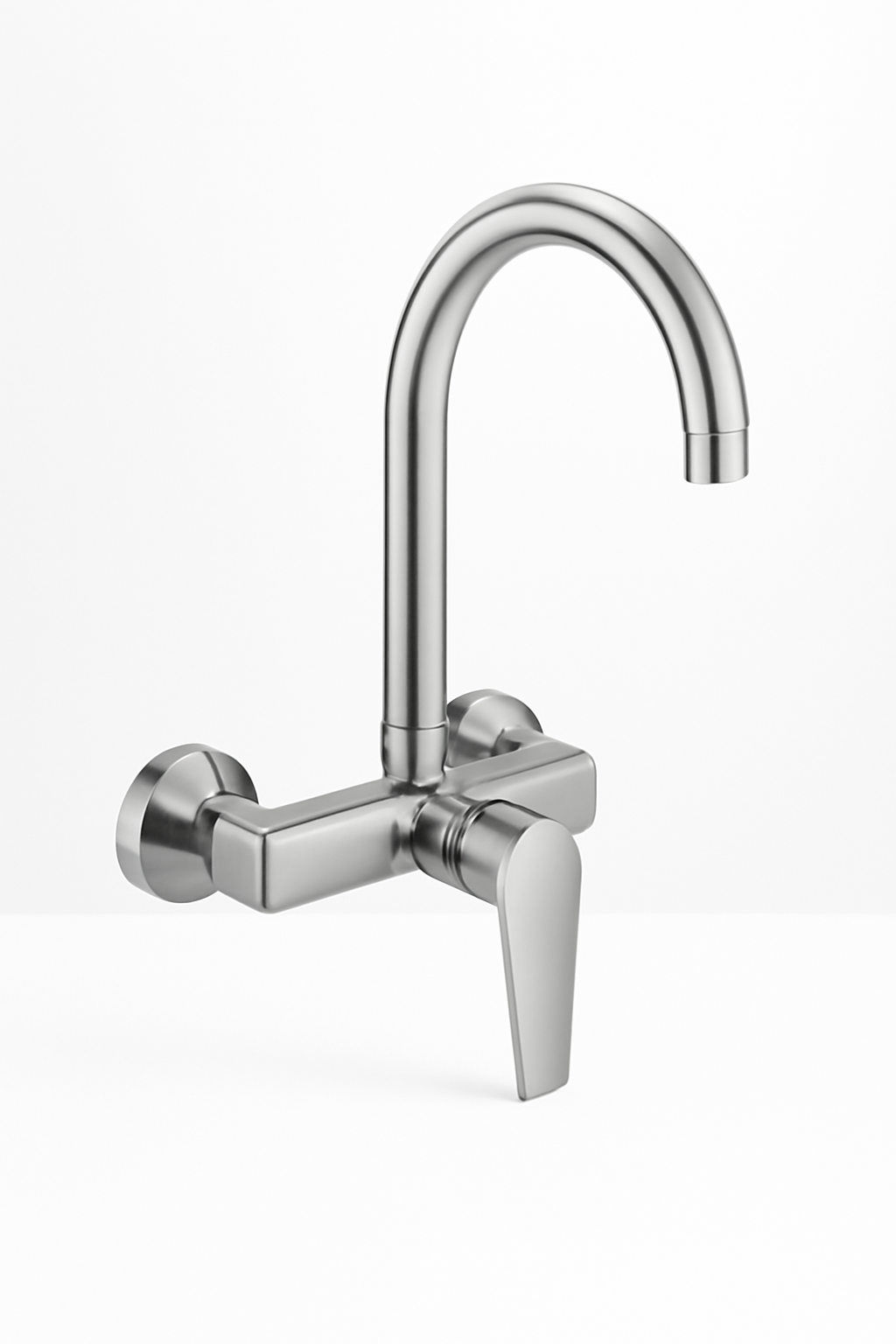 SNG - Single Lever Wall Mounted Sink Mixer with D Pipe